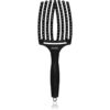 Olivia Garden Fingerbrush Combo голяма плоска четка с влакна от найлон и глиган Large 1 бр.