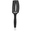 Olivia Garden Fingerbrush Combo голяма плоска четка с влакна от найлон и глиган Medium 1 бр.