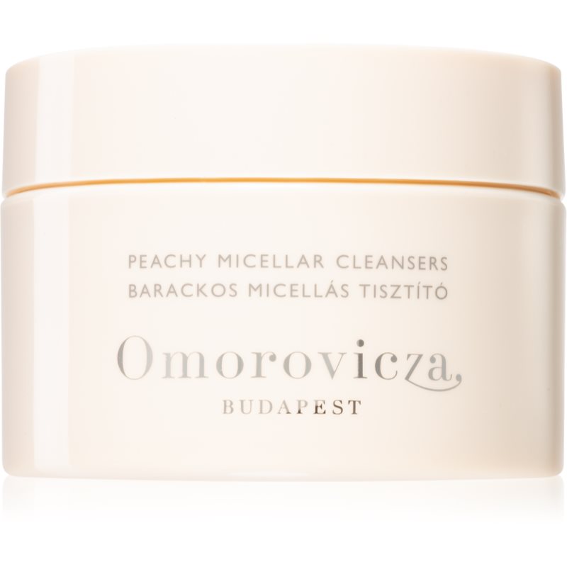 Omorovicza Hydro-Mineral Peachy Micellar Cleanser Discs тампони за почистване на грим за лице и очи с аромат 60 бр. на ниска цена