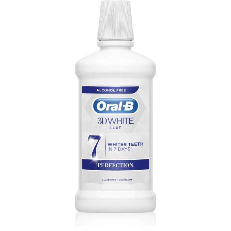Oral B 3D White Luxe вода за уста с избелващ ефект 500 мл.