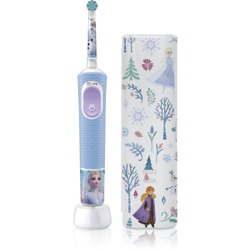 Oral B PRO Kids 3+ Frozen електрическа четка за зъби с калъфка за деца Frozen 1 бр. на ниска цена