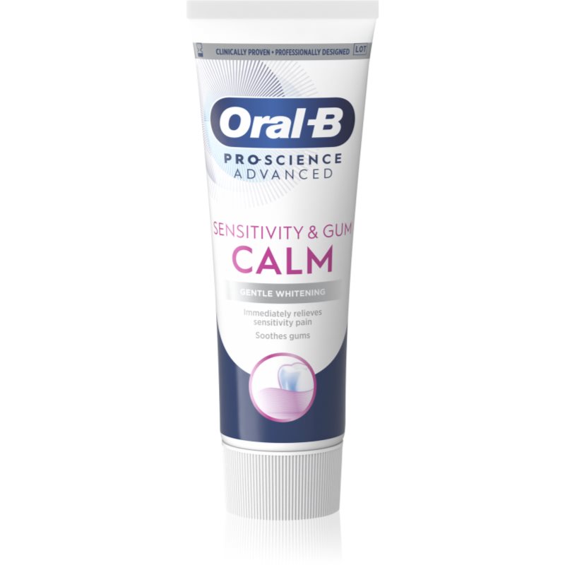 Oral B Pro Advanced Sensitivity&Gum Calm избелваща паста за зъби 75 мл. на ниска цена