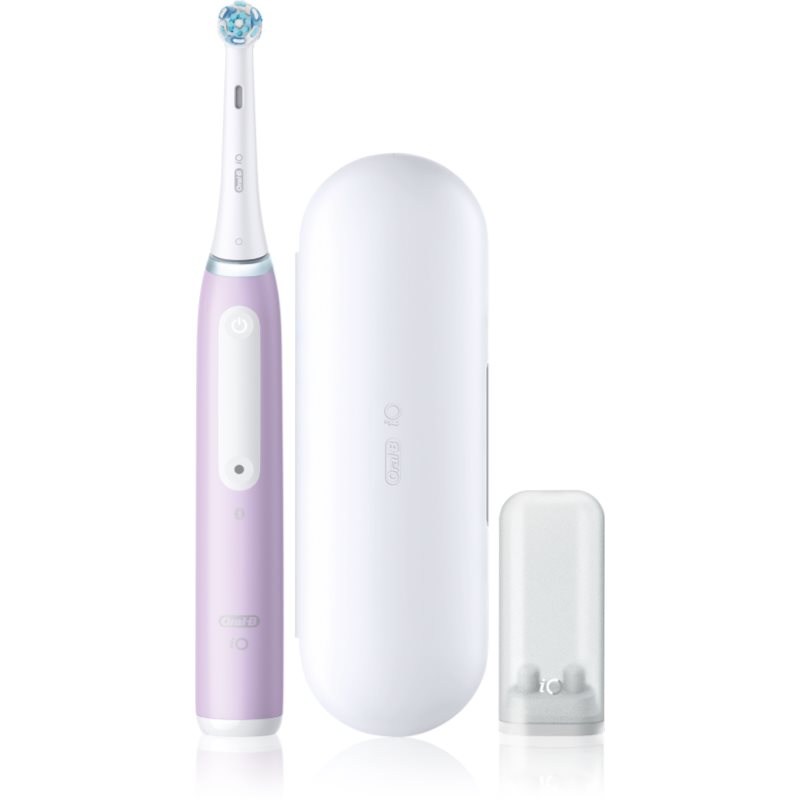 Oral B iO4 електрическа четка за зъби с калъфка Lavender