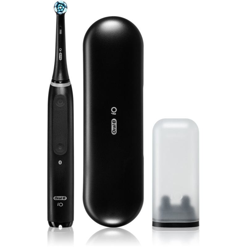 Oral B iO5 електрическа четка за зъби с калъфка Matt Black