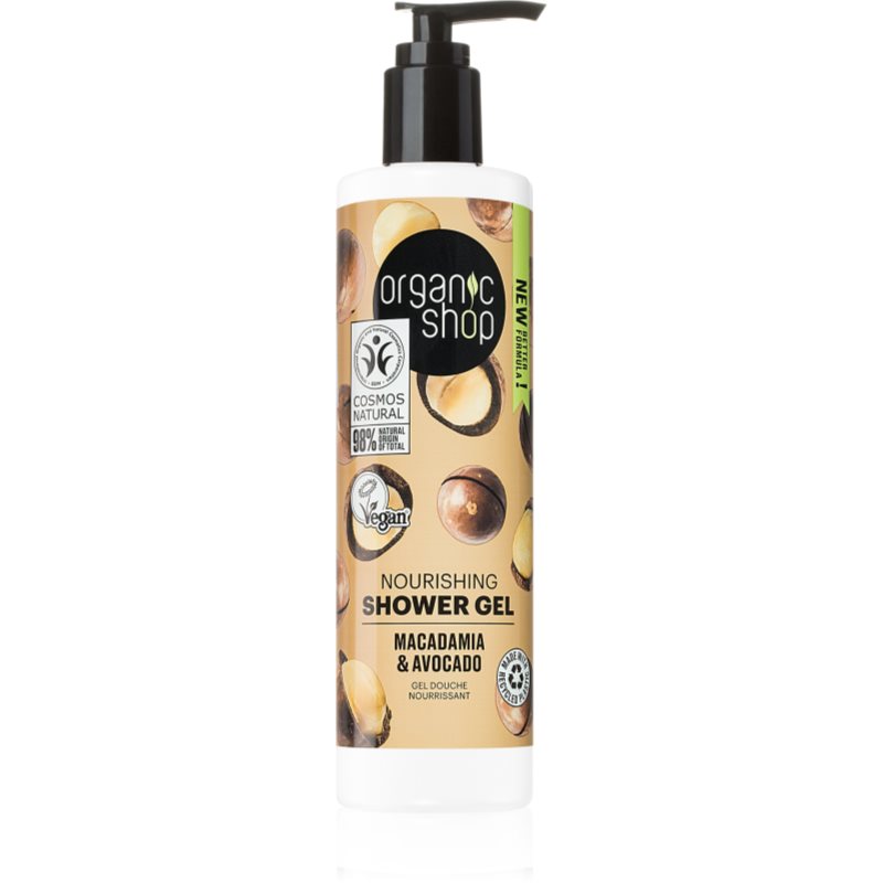 Organic Shop Macadamia & Avocado овлажняващ душ гел 280 мл.