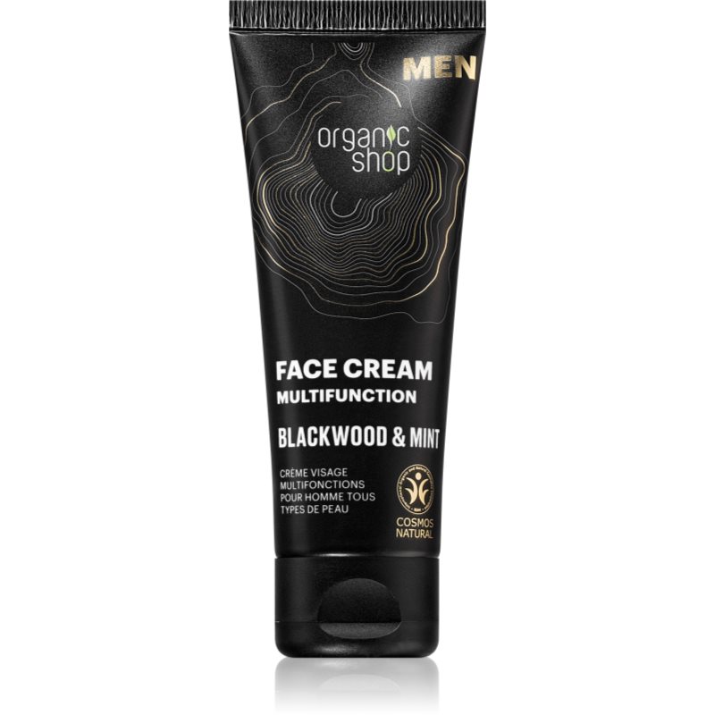 Organic Shop Men Blackwood & Mint мултифункционален крем за лице за мъже 75 мл.