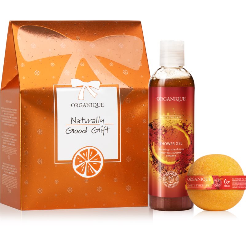 Organique Naturally Good Gift Spicy Therapy подаръчен комплект за вана на ниска цена