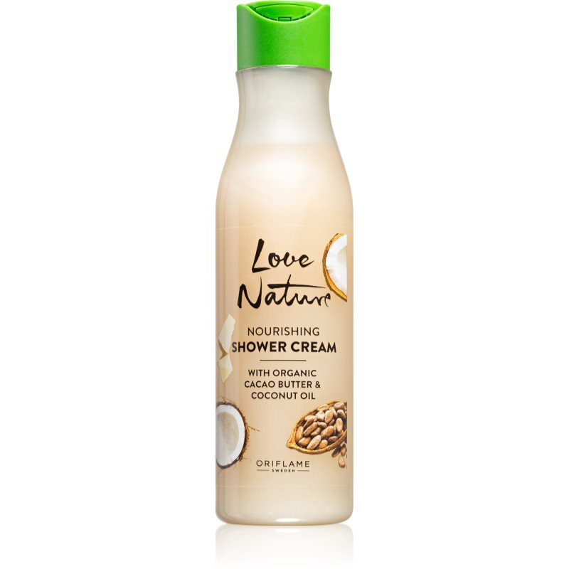 Oriflame Love Nature Cacao Butter & Coconut Oil интензивен подхранващ душ крем 250 мл.