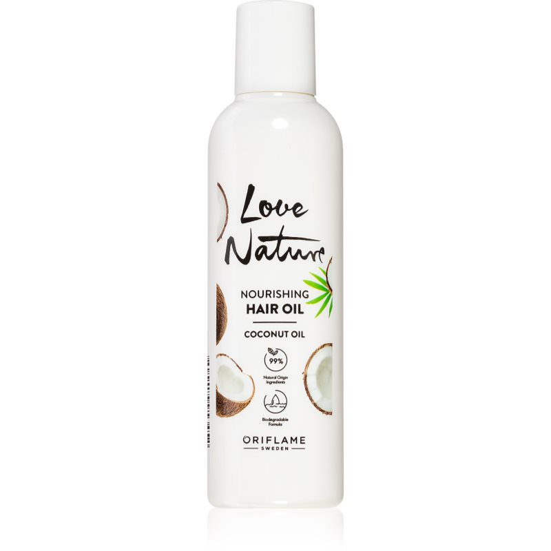 Oriflame Love Nature Coconut подхранващо масло за коса 100 мл.