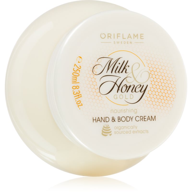 Oriflame Milk & Honey Gold подхранващ крем за ръце и тяло 250 мл.