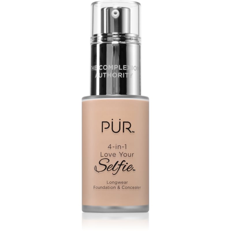 PÜR Cosmetics 4-in-1 Love Your Selfie грим и коректор 2 в 1 цвят MN1 30 мл.