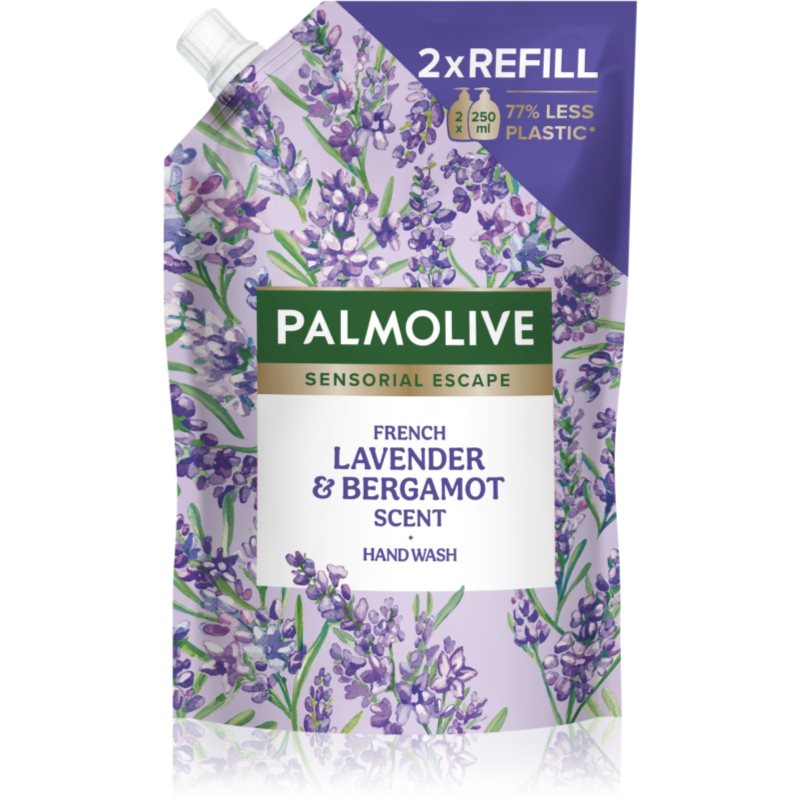 Palmolive Sensorial Escape French Lavender & Bergamot течен сапун за ръце пълнител 500 мл.