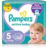 Pampers Active Baby Size 5 еднократни пелени 11-16 kg 50 бр.