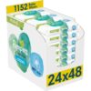 Pampers Harmonie Aqua мокри почистващи кърпички за деца 24x48 бр.