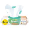 Pampers Harmonie Protect&Care мокри почистващи кърпички за деца с невен 176 бр.