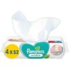 Pampers Sensitive мокри почистващи кърпички за деца за чувствителна кожа 4x52 бр.