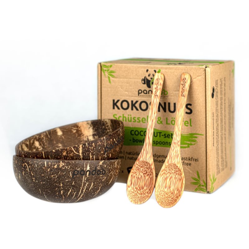 Pandoo Coconut Set Bowls & Spoons сет за хранене