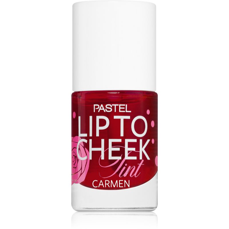 Pastel Lip To Cheek Tint течен руж за устни и скули цвят 01 Carmen 9