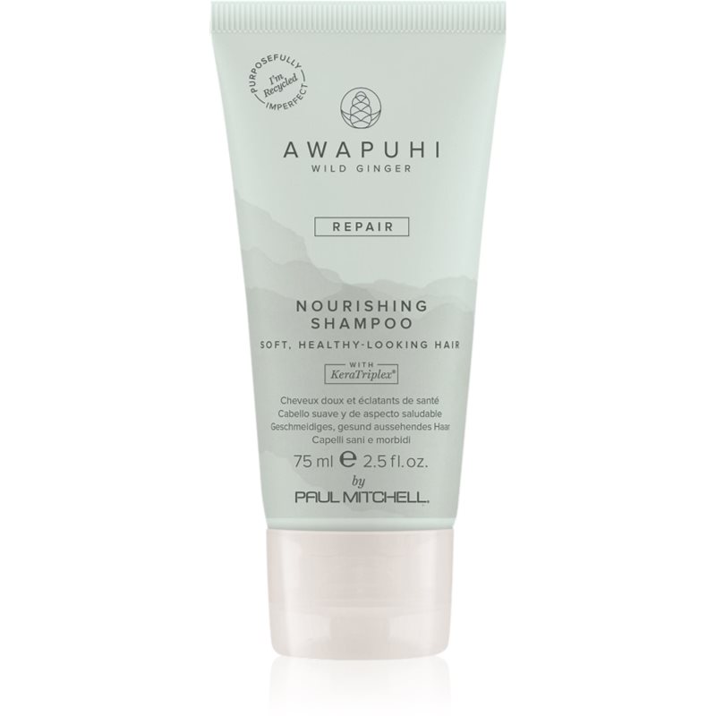 Paul Mitchell Awapuhi Wild Ginger Repair Nourishing Shampoo подхранващ шампоан за възстановяване и подсилване на косата 75 мл.