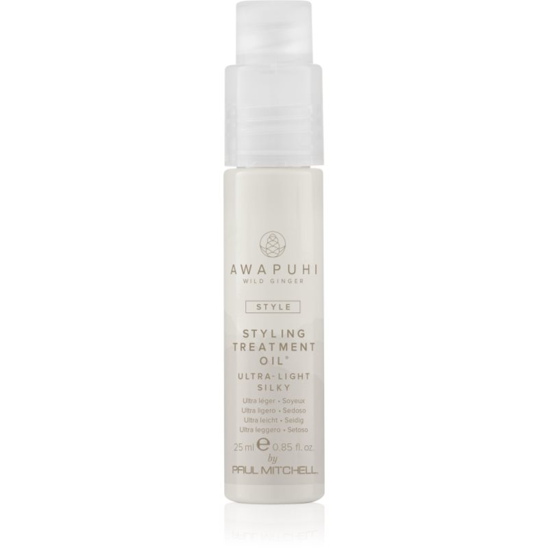 Paul Mitchell Awapuhi Wild Ginger Styling Treatment Oil регенериращо олио за суха и увредена коса 25 мл.
