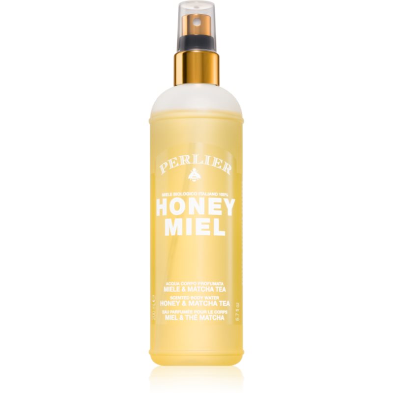 Perlier Honey Miel Honey & Matcha Tea парфюмиран спрей за тяло за жени 200 мл.