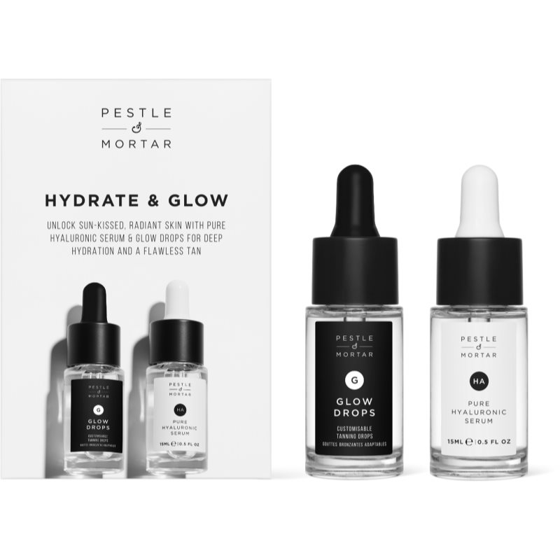 Pestle & Mortar Hydrate and Glow подаръчен комплект за лице на ниска цена