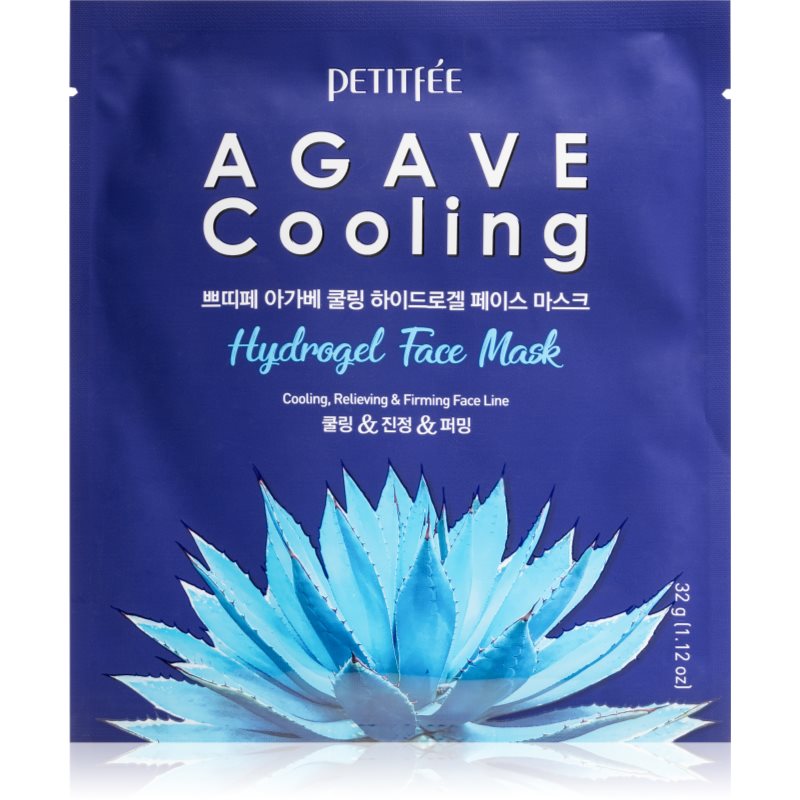Petitfée Agave Cooling интензивна хидрогелна маска за успокояване на кожата 32 гр.