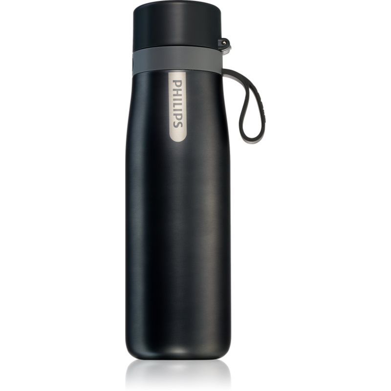 Philips AquaShield GoZero Daily филтриращо шише термо боя Black 550 мл.