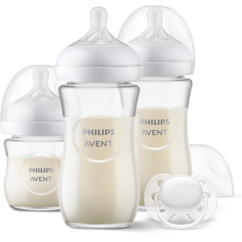 Philips Avent Natural Response Glass Set SCD878/11 подаръчен комплект за бебета