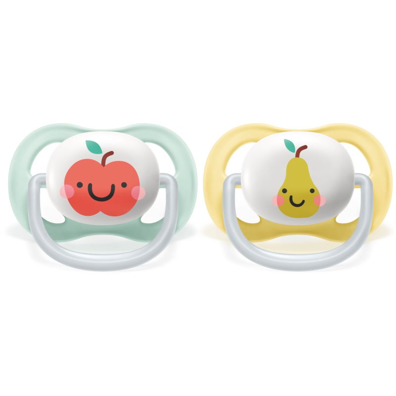 Philips Avent Ultra Air 0-6 m биберон Neutral Apple 2 бр. на ниска цена