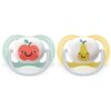 Philips Avent Ultra Air 0-6 m биберон Neutral Apple 2 бр.