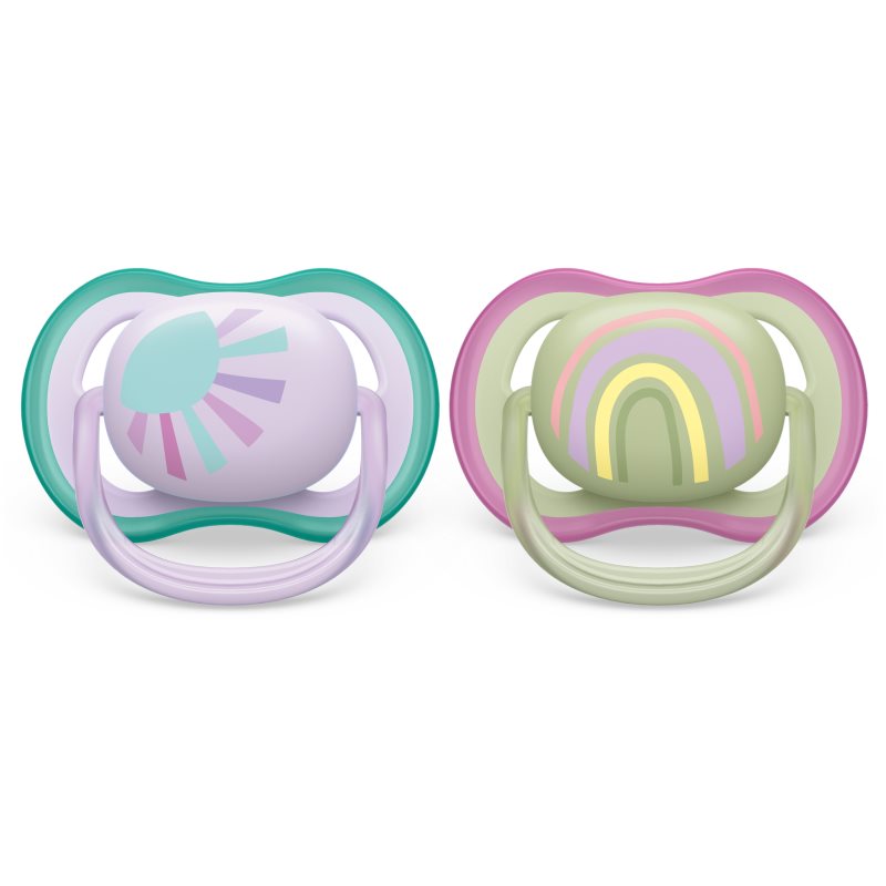 Philips Avent Ultra Air 0-6 m биберон Rainbow Girl 2 бр. на ниска цена