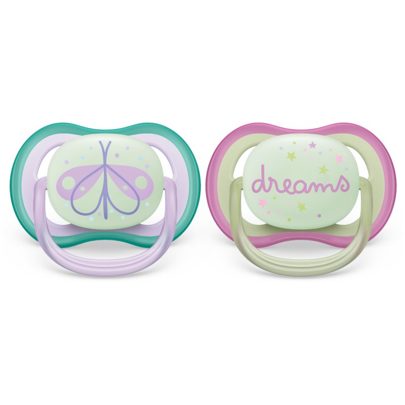 Philips Avent Ultra Air Night 0-6 m биберон 2 бр. на ниска цена