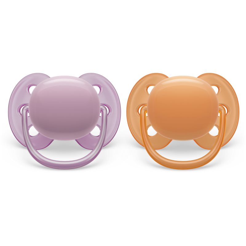 Philips Avent Ultrasoft Premium 6-18m биберон Girl 2 бр. на ниска цена