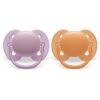 Philips Avent Ultrasoft Premium 6-18m биберон Girl 2 бр.