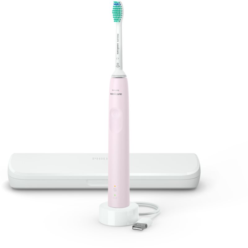 Philips Sonicare 3100 HX3673/11 звукова електрическа четка за зъби Pink 1 бр.