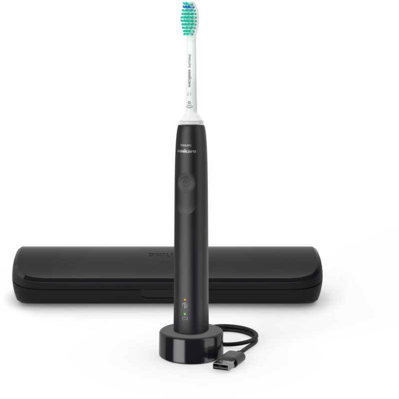 Philips Sonicare 3100 HX3673/14 звукова електрическа четка за зъби Black 1 бр.