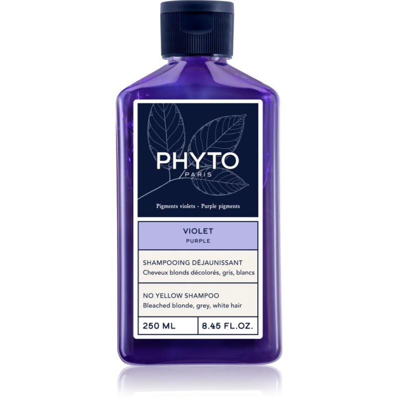 Phyto Violet тониращ шампоан за блонд коса и коса с кичури 250 мл.