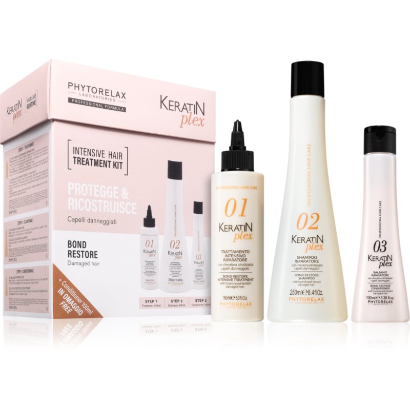 Phytorelax Laboratories Keratin Plex подаръчен комплект за укрепване на косата
