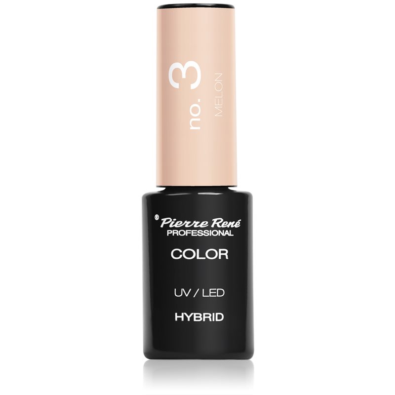 Pierre René Nails Hybrid гел лак за нокти с използване на UV/LED лампа цвят No. 3 Melon 6 мл.