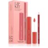 Pierre René Professional Lip Kit подаръчен комплект за устни 04 Warm Nude Fusion 2 бр.