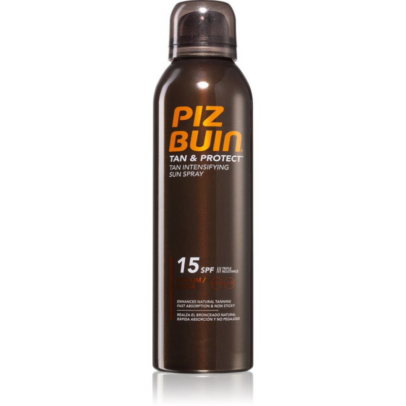 Piz Buin Tan & Protect защитен спрей за ускоряване на тена SPF 15 150 мл.