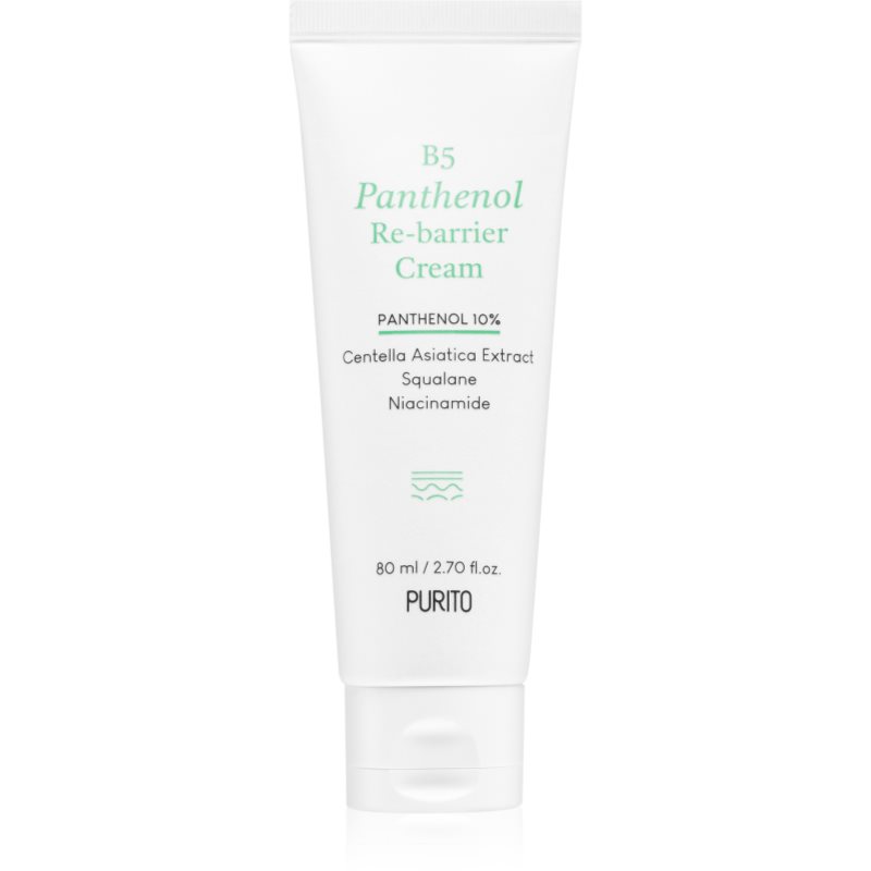 Purito B5 Panthenol Re-barrier Cream дълбоко хидратиращ крем в дълбочина с успокояващ ефект 80 мл. на ниска цена