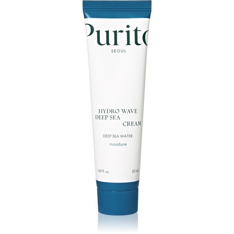 Purito Hydro Wawe Deep Sea Cream хидратиращ крем за лице с анти-бръчков ефект 50 гр.