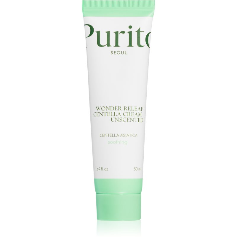 Purito Wonder Releaf Centella Cream Unscented регенериращ крем за успокояване на кожата 50 мл. на ниска цена