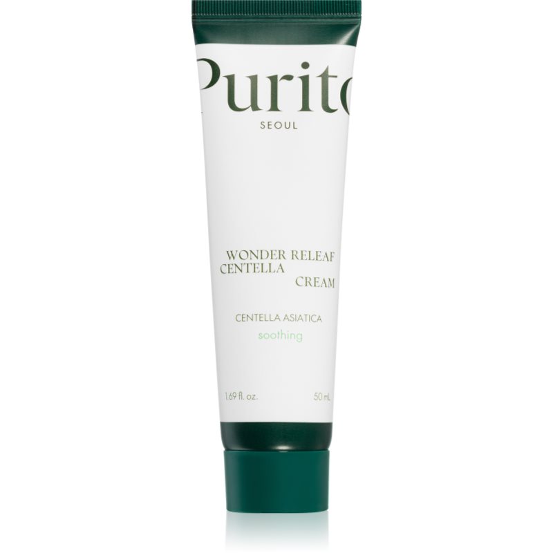 Purito Wonder Releaf Centella Cream възстановяващ крем за подхранване на кожата на лицето с успокояващ ефект 50 мл. на ниска цена