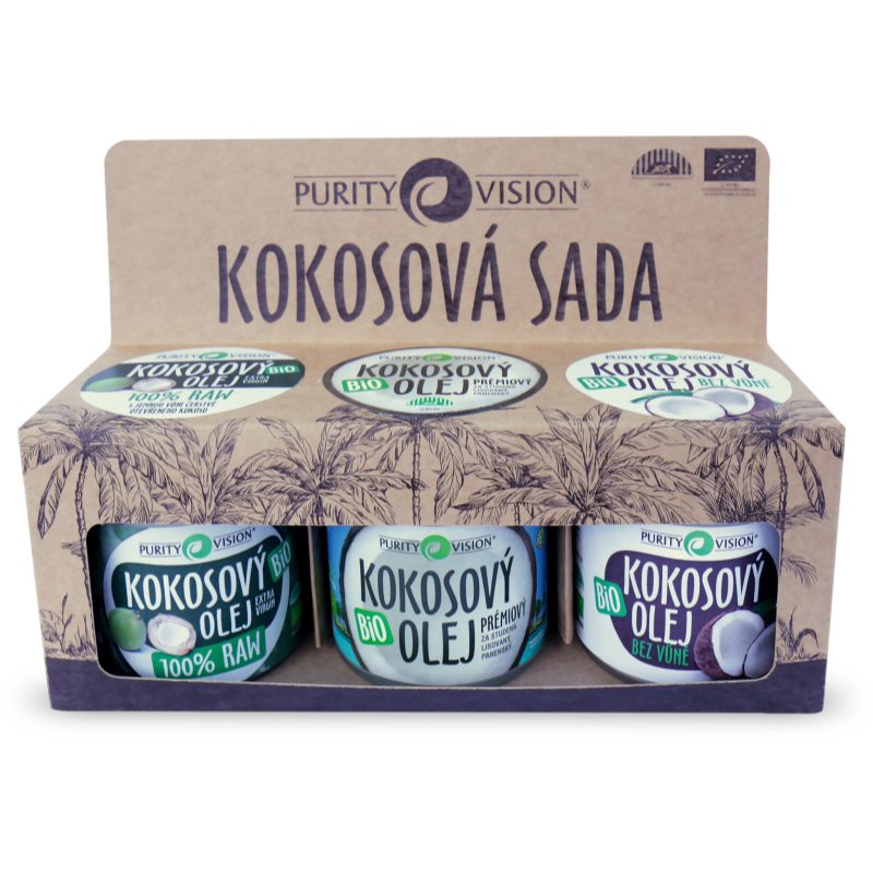 Purity Vision Coconut Set подаръчен комплект с кокосово масло
