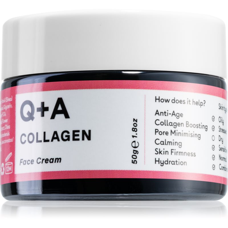 Q+A Collagen подмладяващ крем за лице 50 гр.