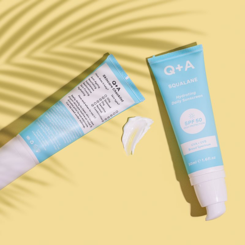 Q+A Squalane защитен крем за лице SPF 50 50 мл. на ниска цена