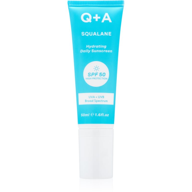 Q+A Squalane защитен крем за лице SPF 50 50 мл.